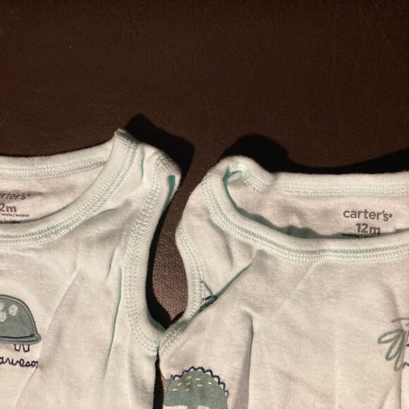 Bundle of 5 Baby Onesies – Size 12M – Carter’s - Picture 2 of 5